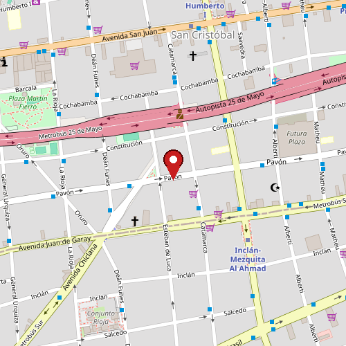 Mapa Av. Pavón 2765, CABA