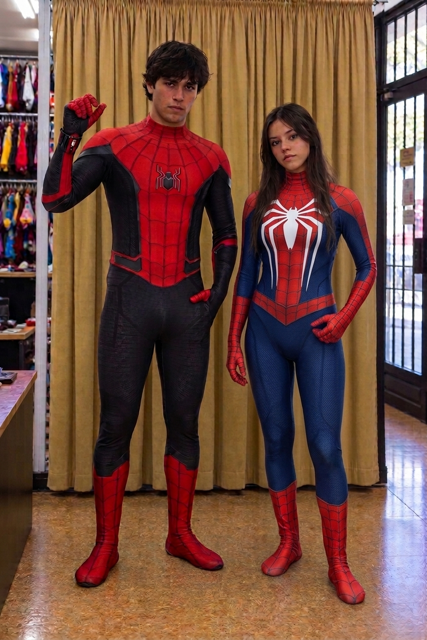 Spiderman y Spiderwoman