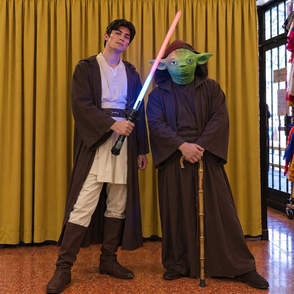 Luke Skywalker y Yoda - Star Wars