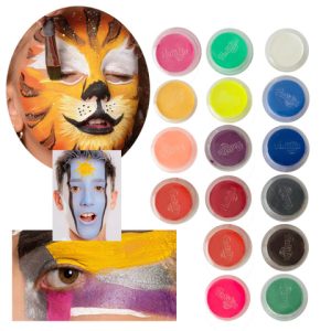 Maquillaje facial acuareleable