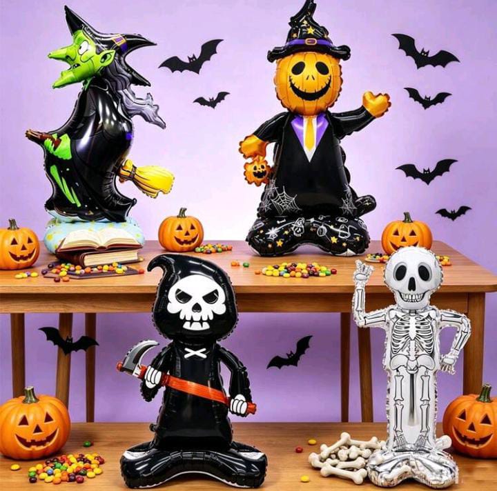 Globo forma halloween de pie